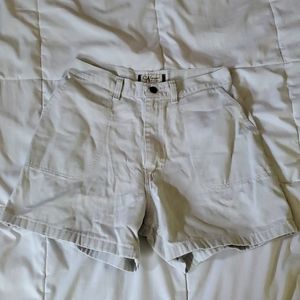 Tan Wrangler Jean Khaki Shorts
